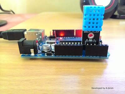 Interfície del sensor d’humitat de temperatura DHTxx amb Arduino