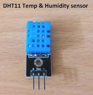 جهاز استشعار درجة الحرارة والرطوبة DHT11