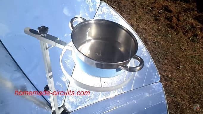 domácí solární vařič