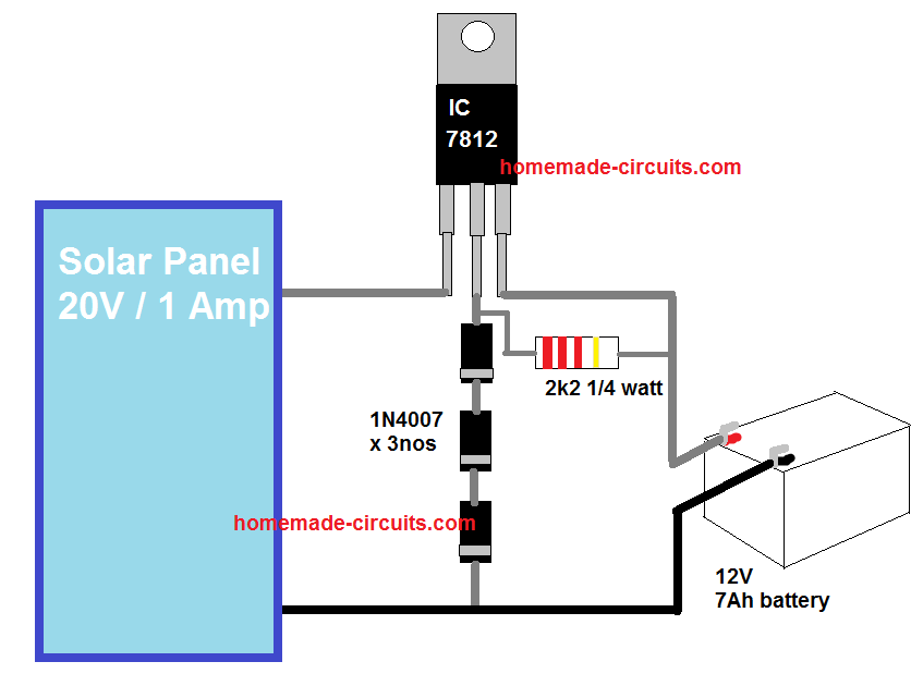 9 circuiti semplici per caricabatterie solari