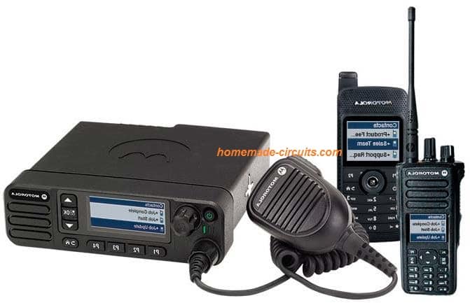walkie talkie utilizzando la radio FM