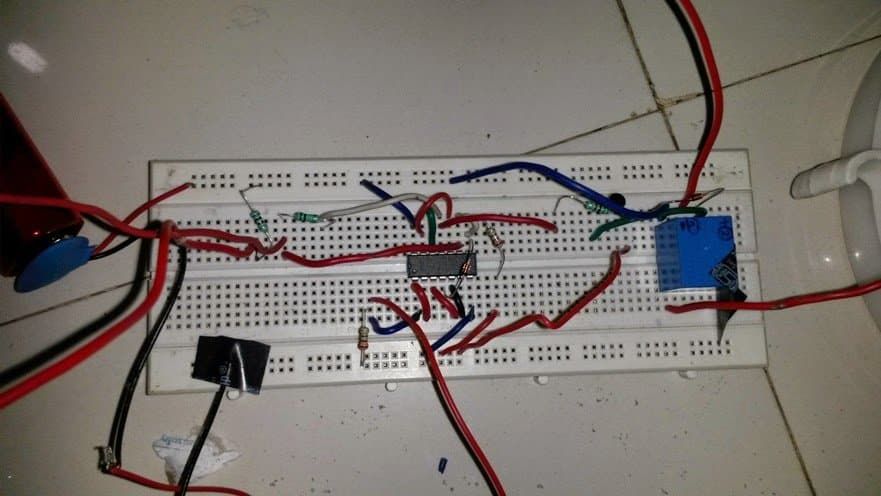 prototipo testato per circuito di controllo automatico del livello dell