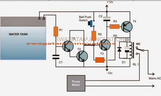 Semi-automatique bon marché, circuit de contrôleur de débordement d'eau de réservoir